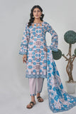 2PC stitched Printed Lawn Shirt and Dupatta KSD-3112