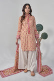 2PC stitched Printed Lawn Shirt and Dupatta KSD-3115