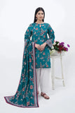 2PC stitched Printed Lawn Shirt and Dupatta KSD-3213