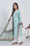 2PC Unstitched Printed Lawn Shirt and Dupatta KSD-3216 Printed KHAS STORES 