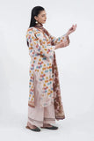 3PC Embroidered Unstitched Lawn Suit KC-3195 Embroidered KHAS STORES 