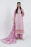 3PC Embroidered stitched Lawn Suit KC-3196