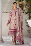 3PC Embroidered Unstitched Lawn Suit KL-2603 Embroidered KHAS STORES 