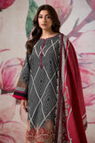 3PC Embroidered Unstitched Lawn Suit KL-2615 Embroidered KHAS STORES 