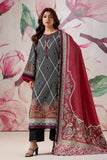 3PC Embroidered stitched Lawn Suit KL-2615