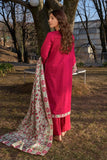 3PC Embroidered Unstitched Lawn Suit KL-3184 Embroidered KHAS STORES 