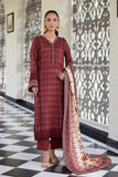 3PC Embroidered stitched Linen Suit KLE-2965