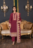 3PC Printed stitched Khaddar Suit KKH-2936