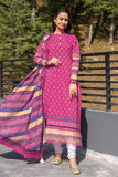 3PC Printed stitched Lawn Suit KLA-2800