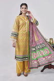 3PC Printed stitched Lawn Suit KLA-3039