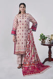 3PC Printed Unstitched Lawn Suit KLA-3101 Printed KHAS STORES 