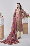 3PC Printed Unstitched Lawn Suit KLA-3111 Printed KHAS STORES 